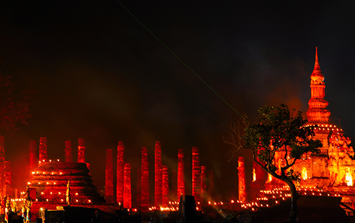 (Light & Sound at Loy Krathong Festival) Image