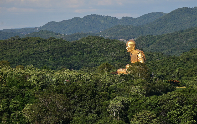 An Unconventional Hilltop Temple near Khao Yai